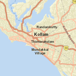 Kollam Street Map