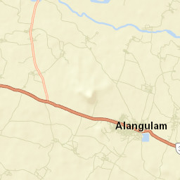 Alangulam Street Map