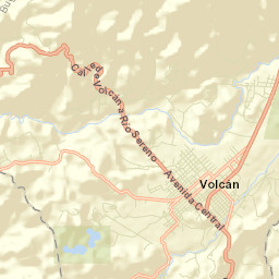 Volcán Street Map