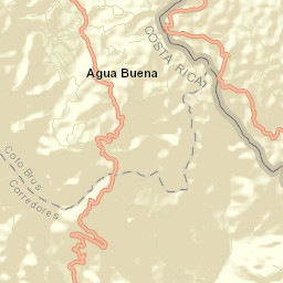 Cañas Gordas Street Map