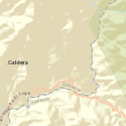 Paja de Sombrero Street Map