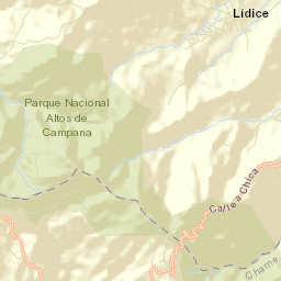 Lídice Street Map