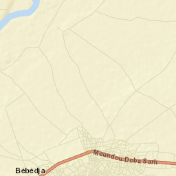 Bébédja Street Map