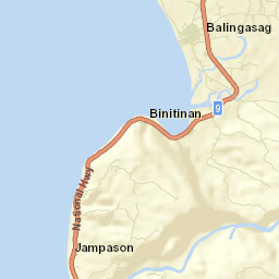 Binitinan Street Map