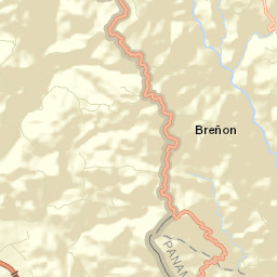 Breñón Street Map