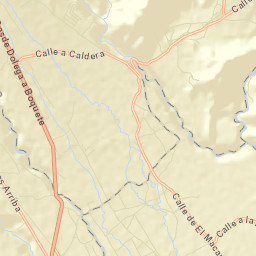 Caldera Street Map