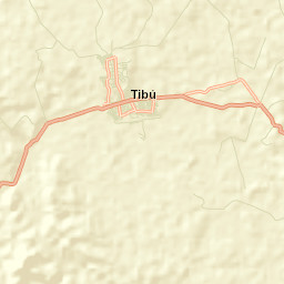 Tibú Street Map
