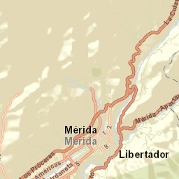 Mérida Street Map