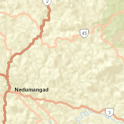 Nedumangad Street Map