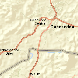 Gueckedou Street Map