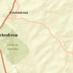 Sotouboua Street Map