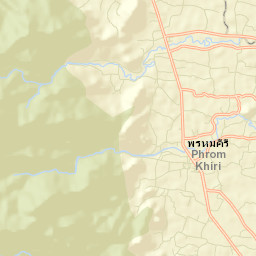 Amphoe Phrom Khiri Street Map