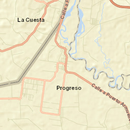 Progreso Street Map