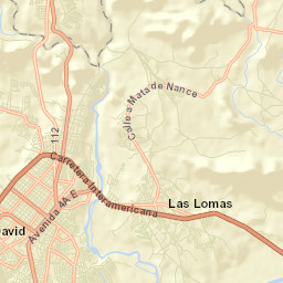 Las Lomas Street Map