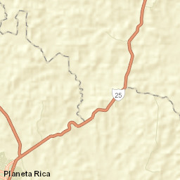 Planeta Rica Street Map