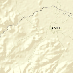 Arenal Street Map