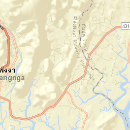 Phang Nga Street Map