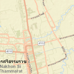 Nakhon Si Thammarat Street Map