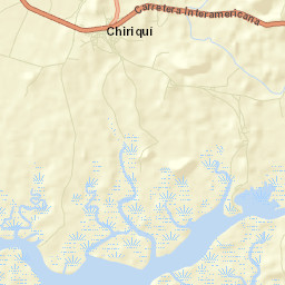 Chiriquí Street Map