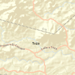 Toza Street Map