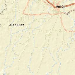 Antón Street Map