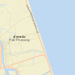 Pak Phanang Street Map