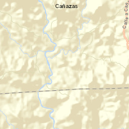 Cañazas Street Map