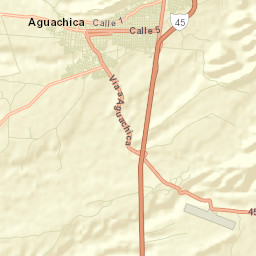 Aguachica Street Map