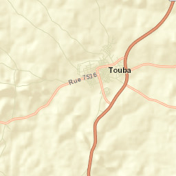 Touba Street Map