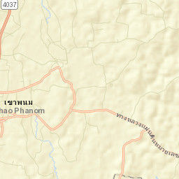 Amphoe Khao Phanom Street Map