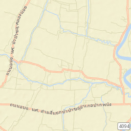 Amphoe Pak Phanang Street Map