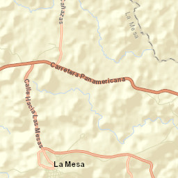 La Mesa Street Map