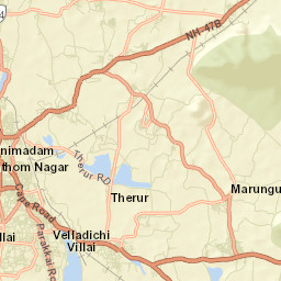 Suchindram Street Map
