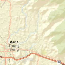 Thung Song Street Map