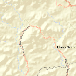 Distrito de La Mesa Street Map