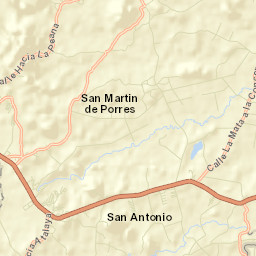 Distrito de Santiago Street Map