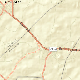 Omu-Aran Street Map