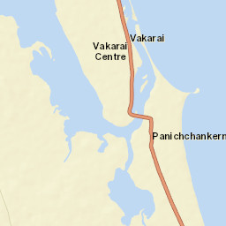 Vakarai Street Map