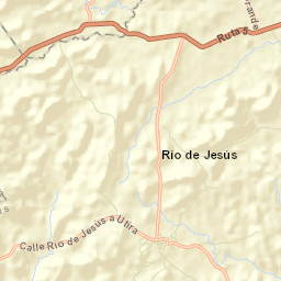 Río de Jesús Street Map