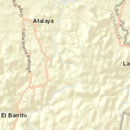 Distrito de Atalaya Street Map