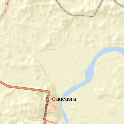 Caucasia Street Map
