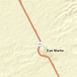 San Martín Street Map