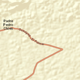 Municipio Padre Pedro Chien Street Map