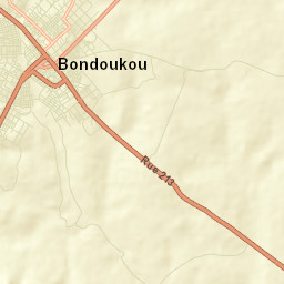 Bondoukou Street Map