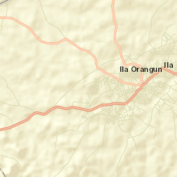 Ila Orangun Street Map