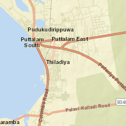 Puttalam Street Map