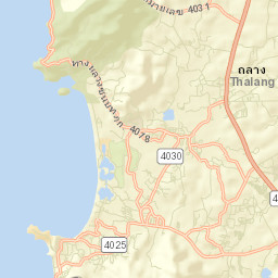 Amphoe Thalang Street Map