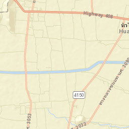 Amphoe Hua Sai Street Map