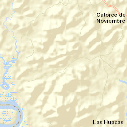 Las Huacas Street Map