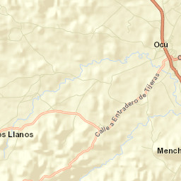 Las Guabas Street Map